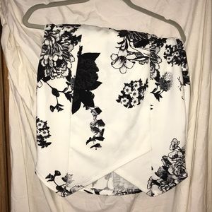 Envelope floral skirt